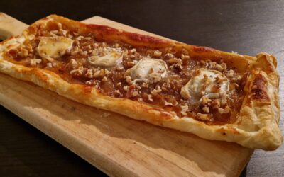 Coca de cebolla caramelizada